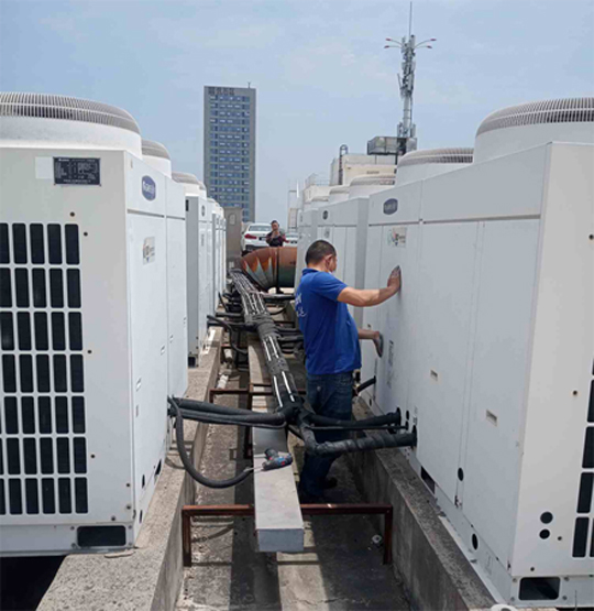 科尔沁右翼中中央空调制热和不制冷系统维修方法