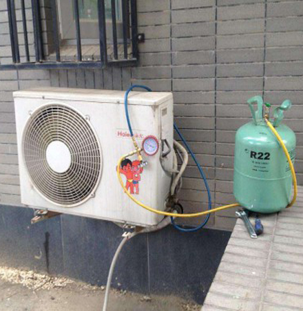 科尔沁右翼中空调加氟